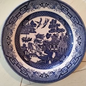 Chinoiserie Blue White Salad Dessert Plate